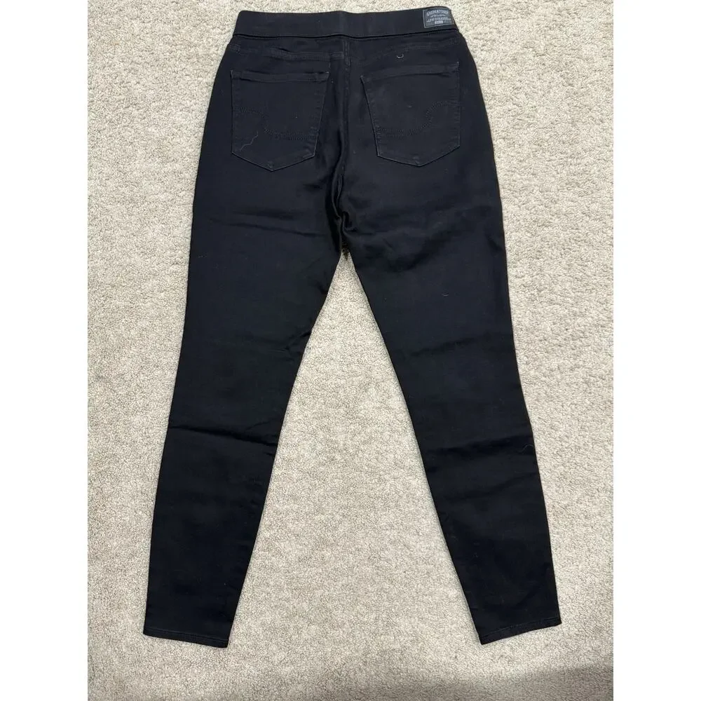 Levi Signature Gold Pull On Skinny Jeans Black 28x30 Women’s‎
